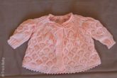 Casaquinho Princesinha Rosa Lã